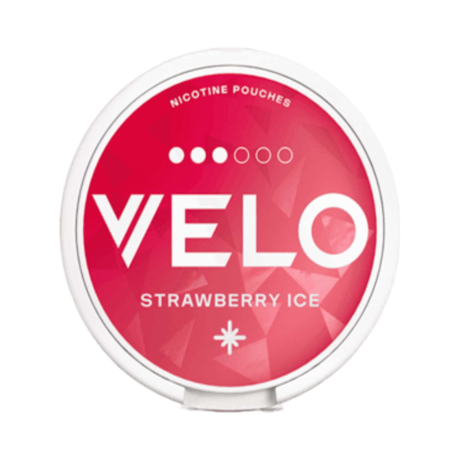 VELO STRAWBERRY ICE 3 DOTS 10mg NICOTINE POUCHES