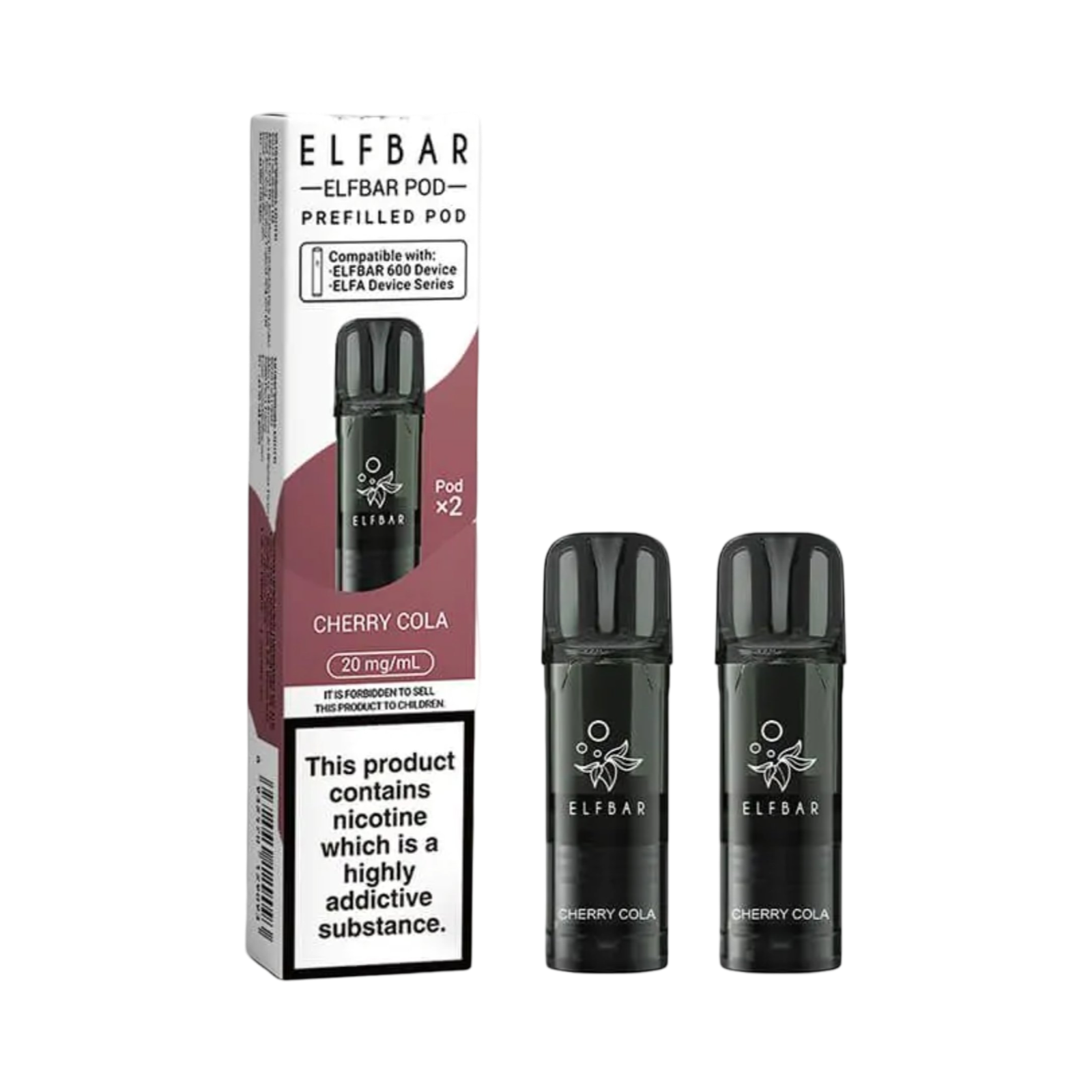 ELFBAR 600 PREFILLED PODS CHERRY COLA