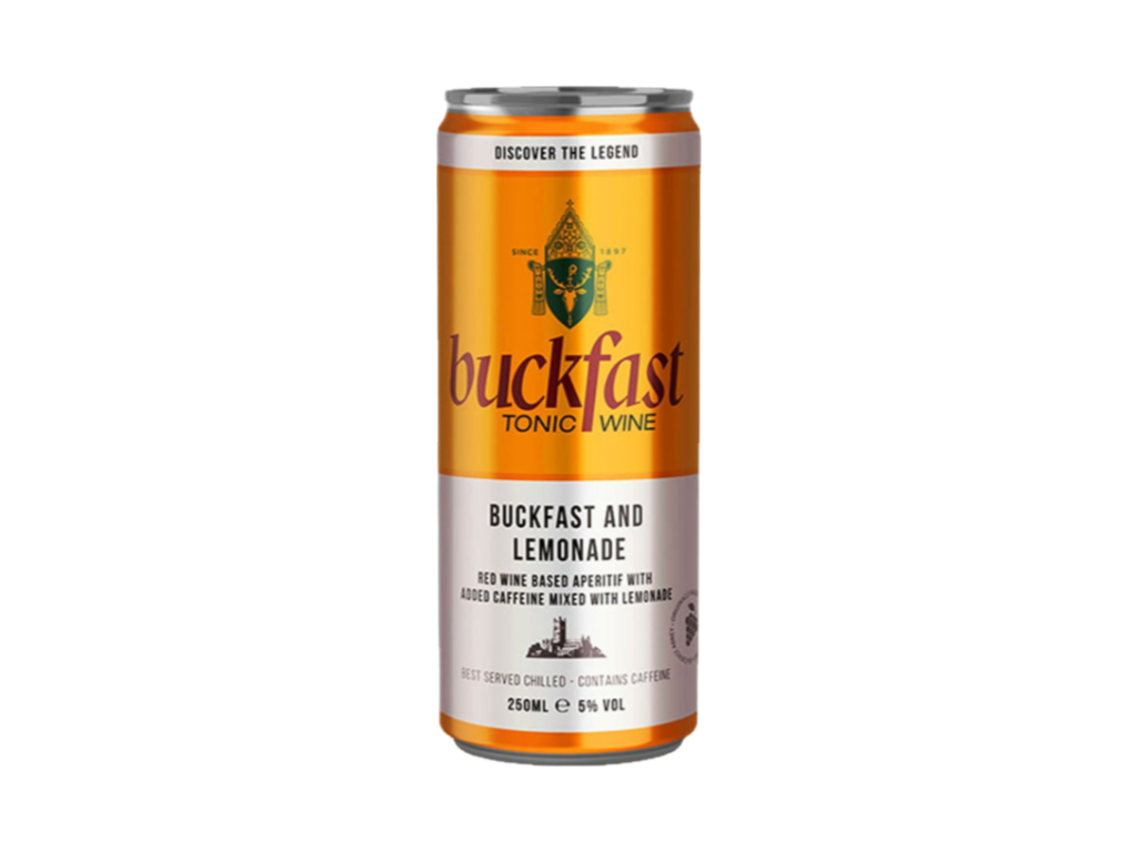 BUCKFAST AND LEMONADE 250ml CAN