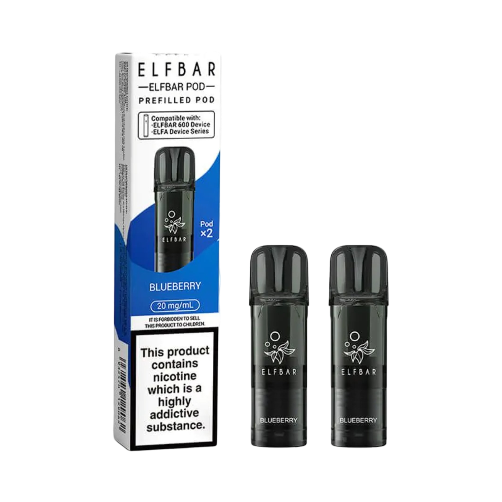 ELFBAR 600 PREFILLED PODS BLUEBERRY