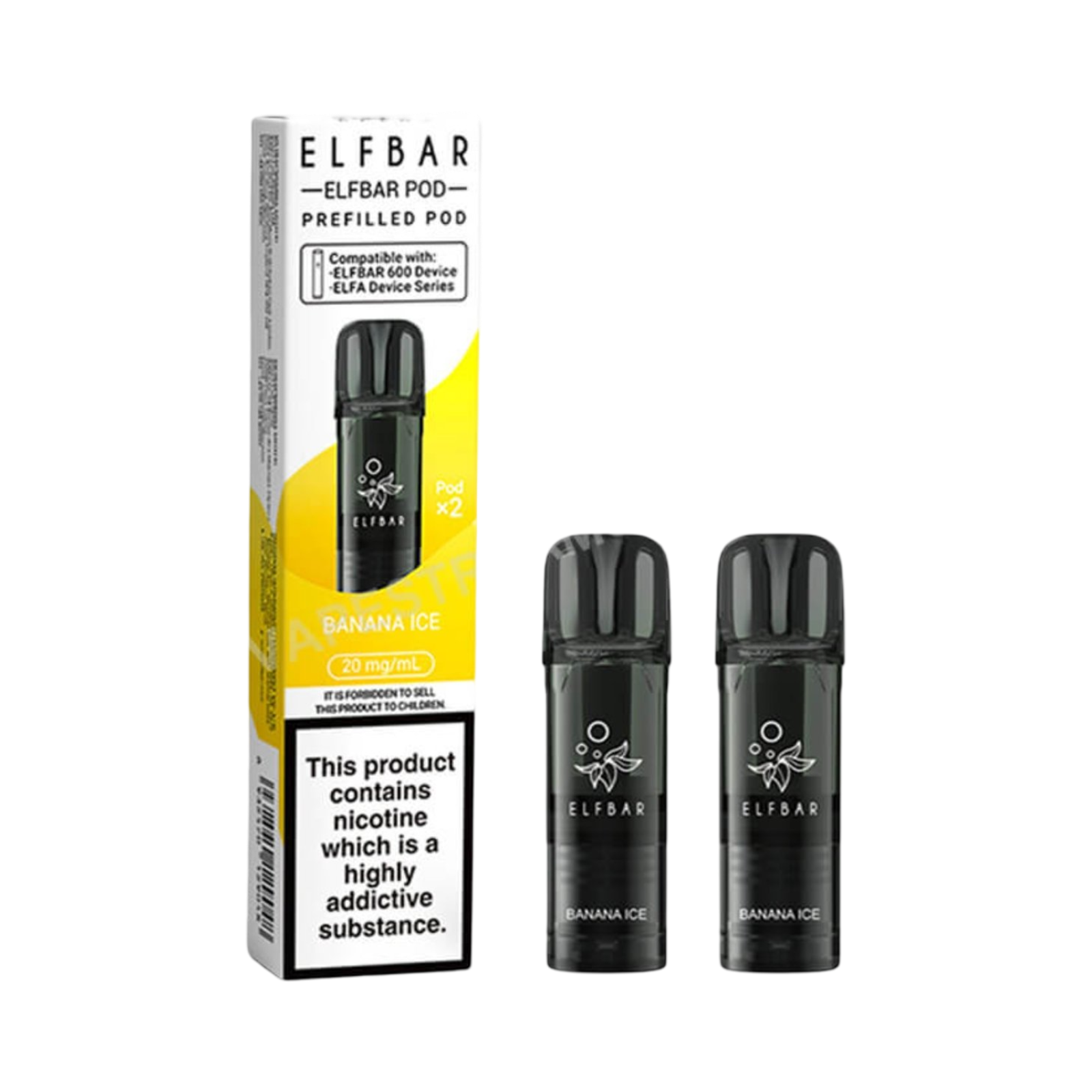 ELFBAR 600 PREFILLED PODS BANANA ICE