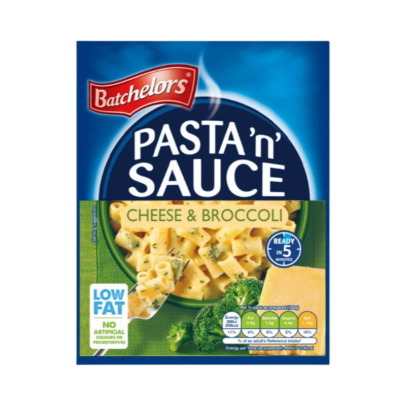 BATCHELORS PASTA N SAUCE CHEESE & BROCOLLI 99g