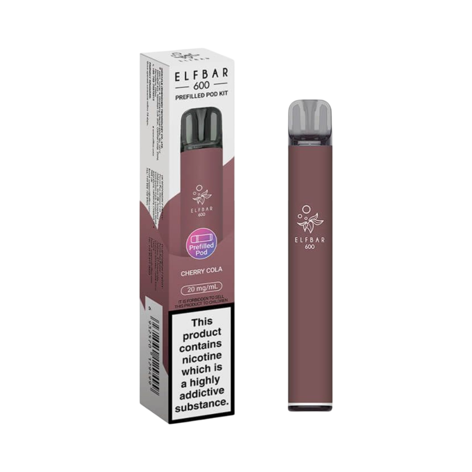 ELFBAR 600 PREFILLED POD KIT CHERRY COLA