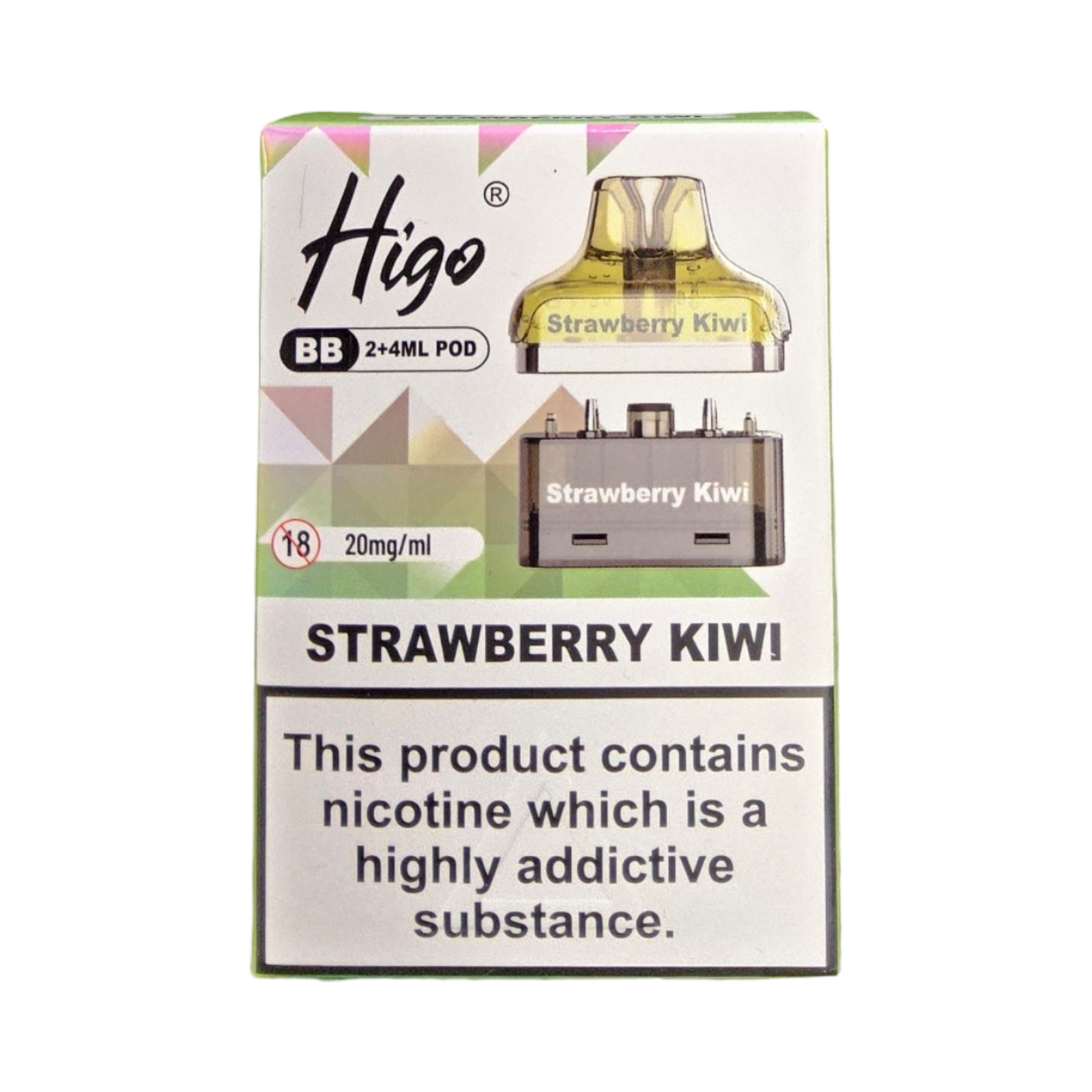HIGO BB POD STRAWBERRY KIWI 4000 20MG