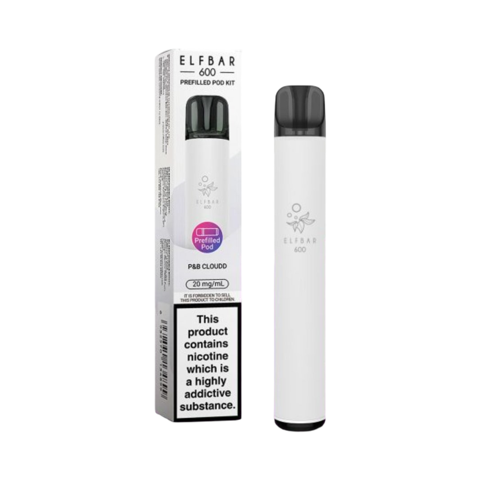 ELFBAR 600 PREFILLED POD KIT P&B CLOUD