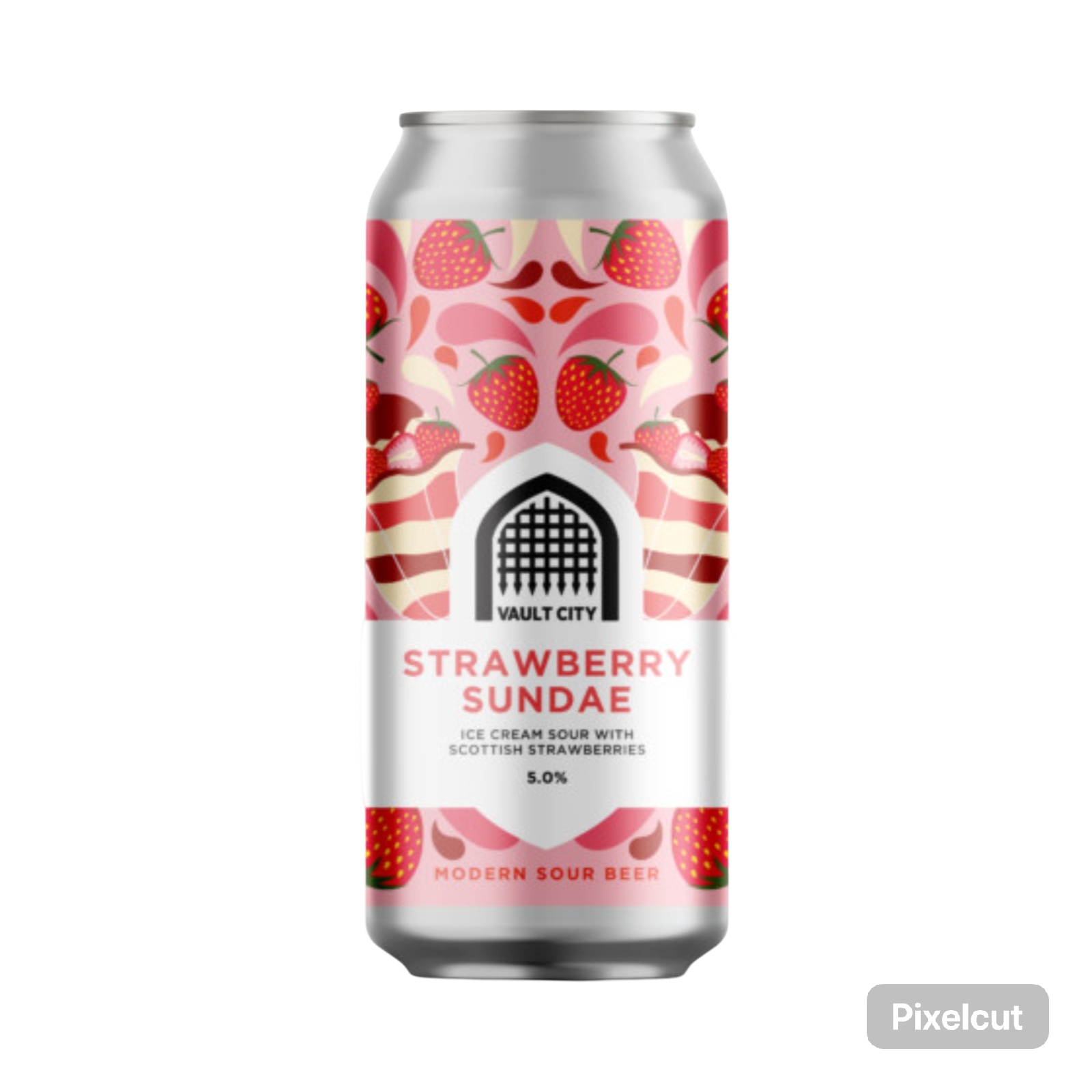 VAULT CITY STRAWBERRY SUNDAE SOUR BEER 440ml CAN