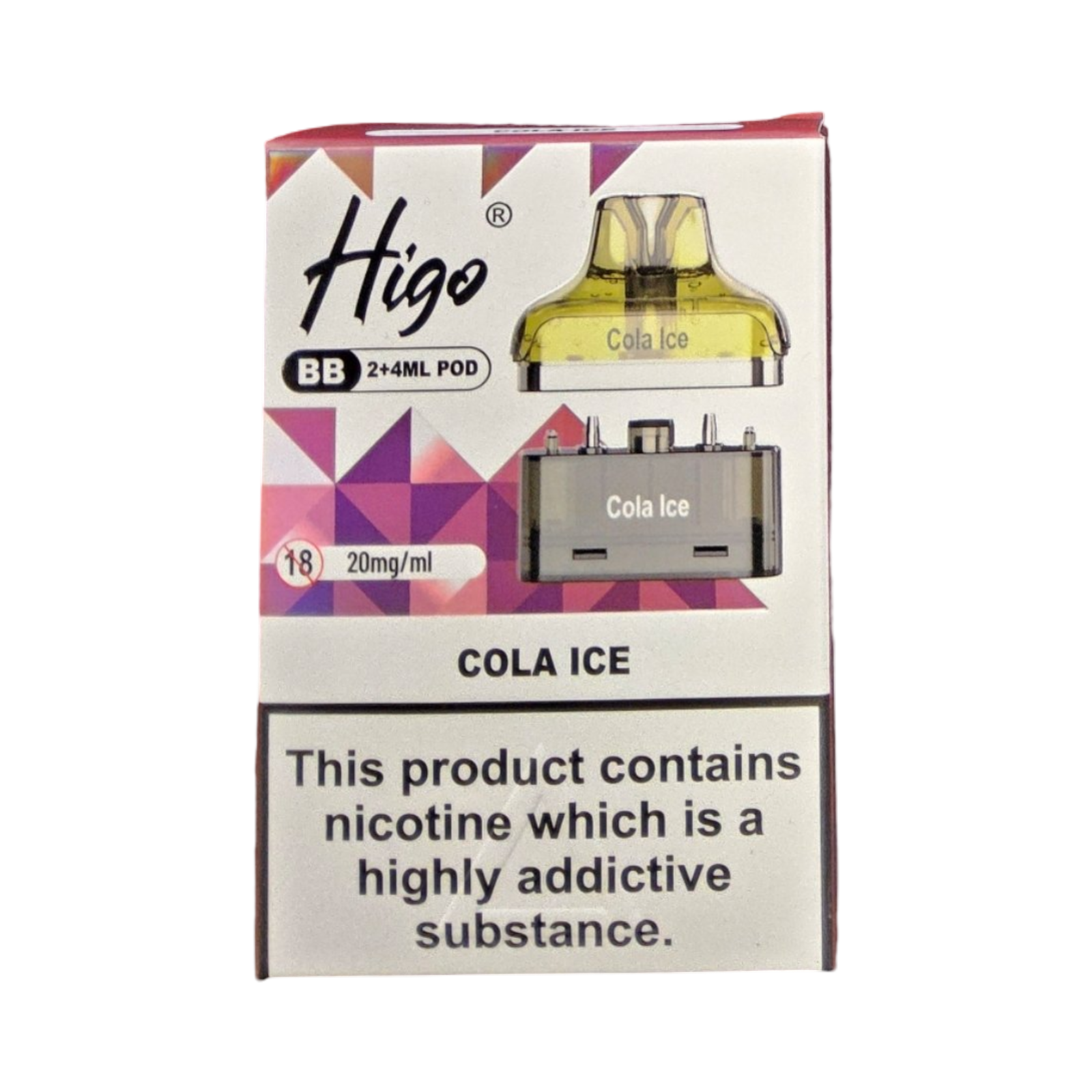 HIGO BB POD COLA ICE 4000 20MG