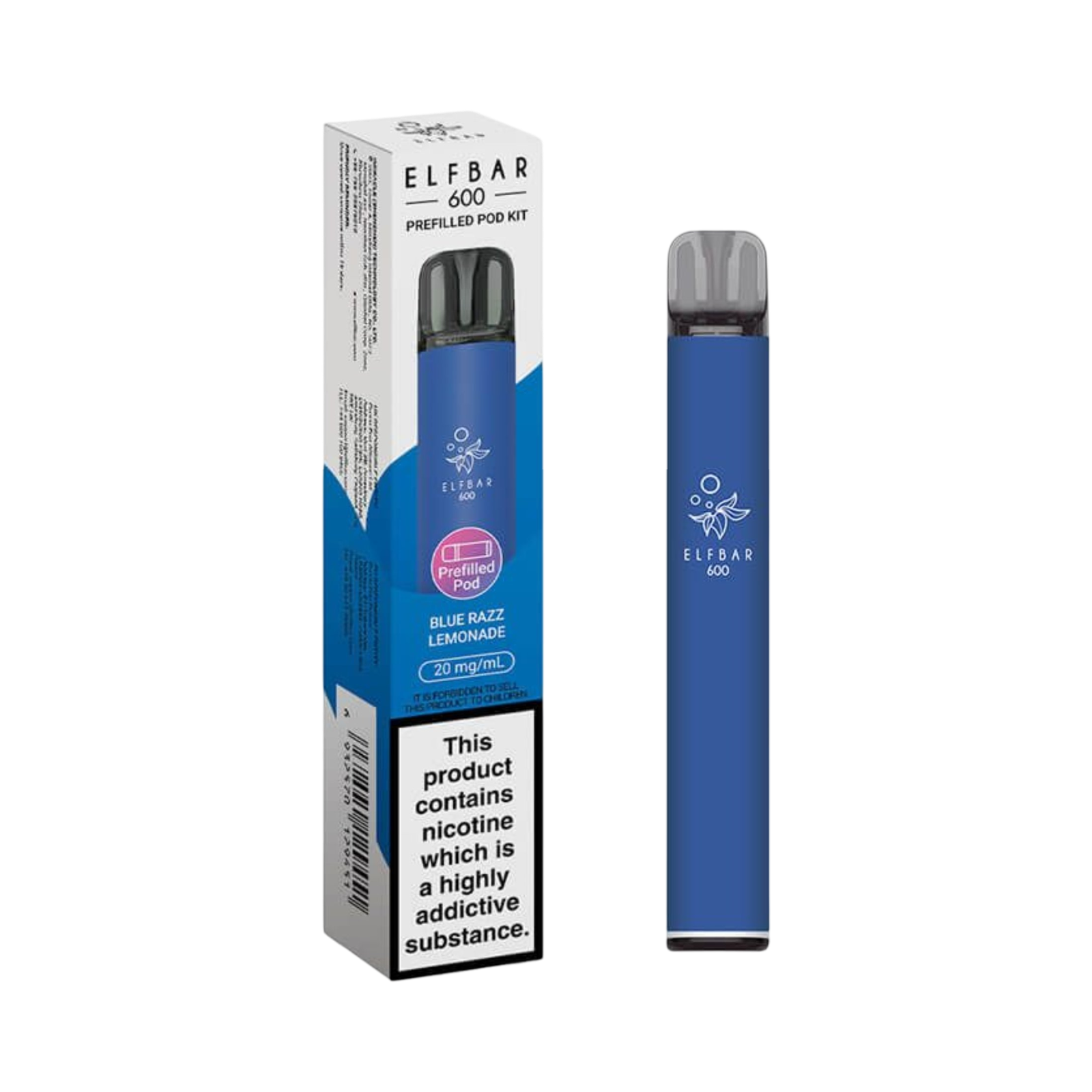 ELFBAR 600 PREFILLED POD KIT BLUE RAZZ LEMONADE